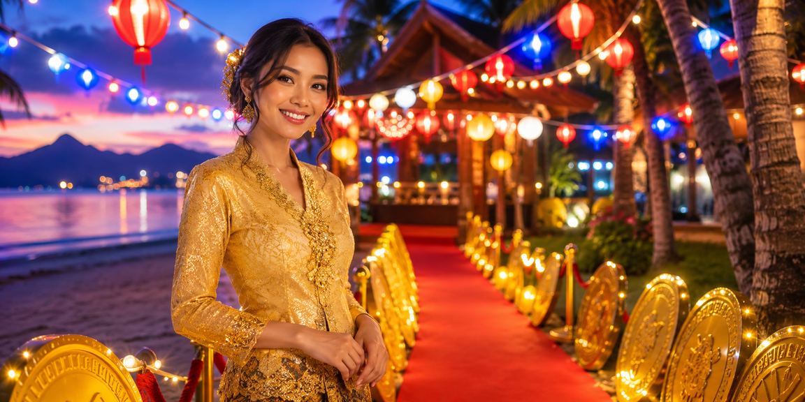 Aplikasi kasino oyen33 Langkawi dengan gaya kebaya Malaysia